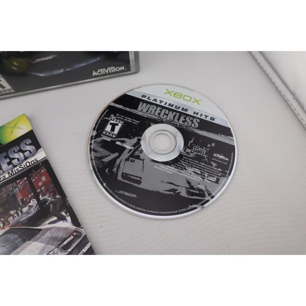 Wreckless The Yakuza Missions (Microsoft Xbox, 2002) CIB Complete Tested Working
